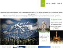 Tablet Screenshot of excelsior-travels.com